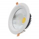 Downlight LED Redondo Blanco COB 30W, corte 200mm TÜV